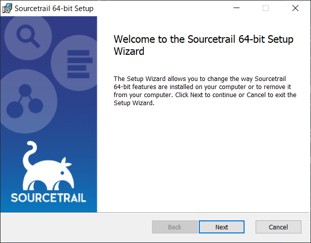 sourcetrail install step1